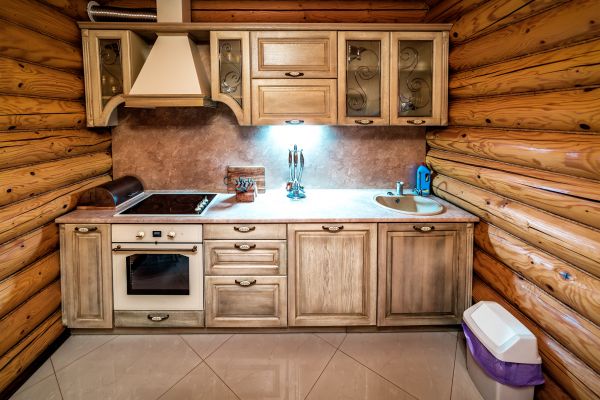 Rustic Cabinets Installation in Liberty Hill