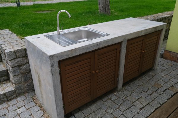 Exterior Cabinet Installation in Liberty Hill