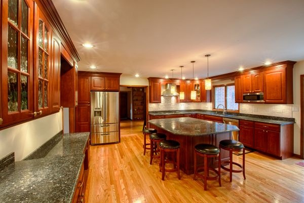 Cherry Kitchen Cabinet Repair in Liberty Hill